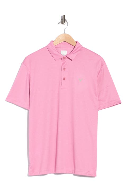 Ventilated Jacquard Golf Polo
