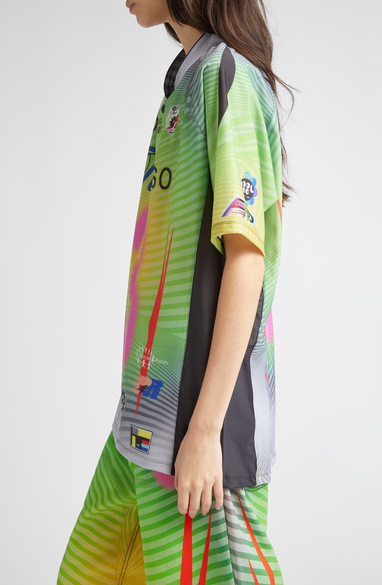 Paolina Russo Oversize Short Sleeve Stretch Jersey Top, Alternate, color, 