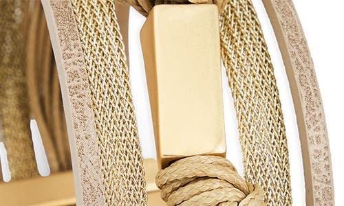 Saachi Mixed Media Multistrand Bracelet In Gold