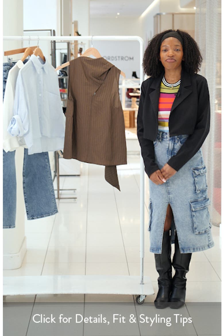 Tatu Sleeveless Cowl Neck Top video