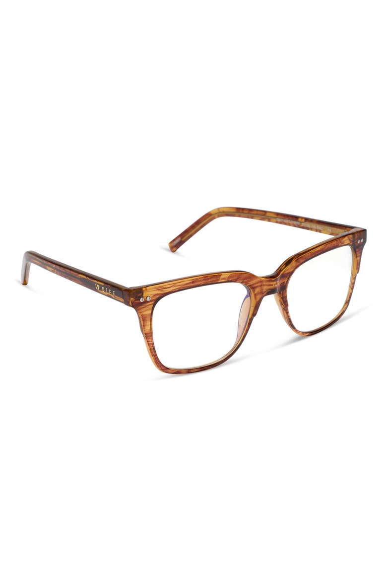 Tommy 53mm Reading Glasses, Alternate, color, GOLDEN HORN BLUE LIGHT