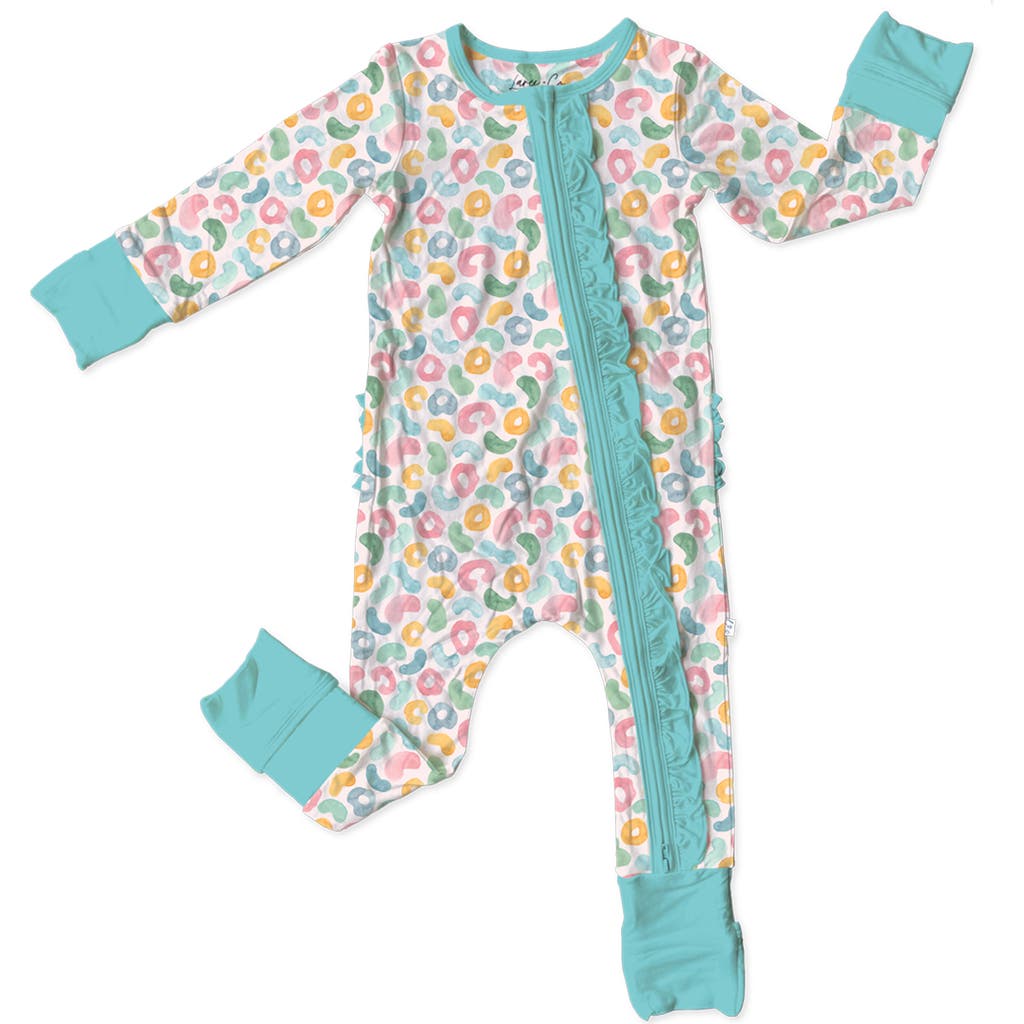 Laree + Co Kayelee Leopard Ruffle Convertible Footie