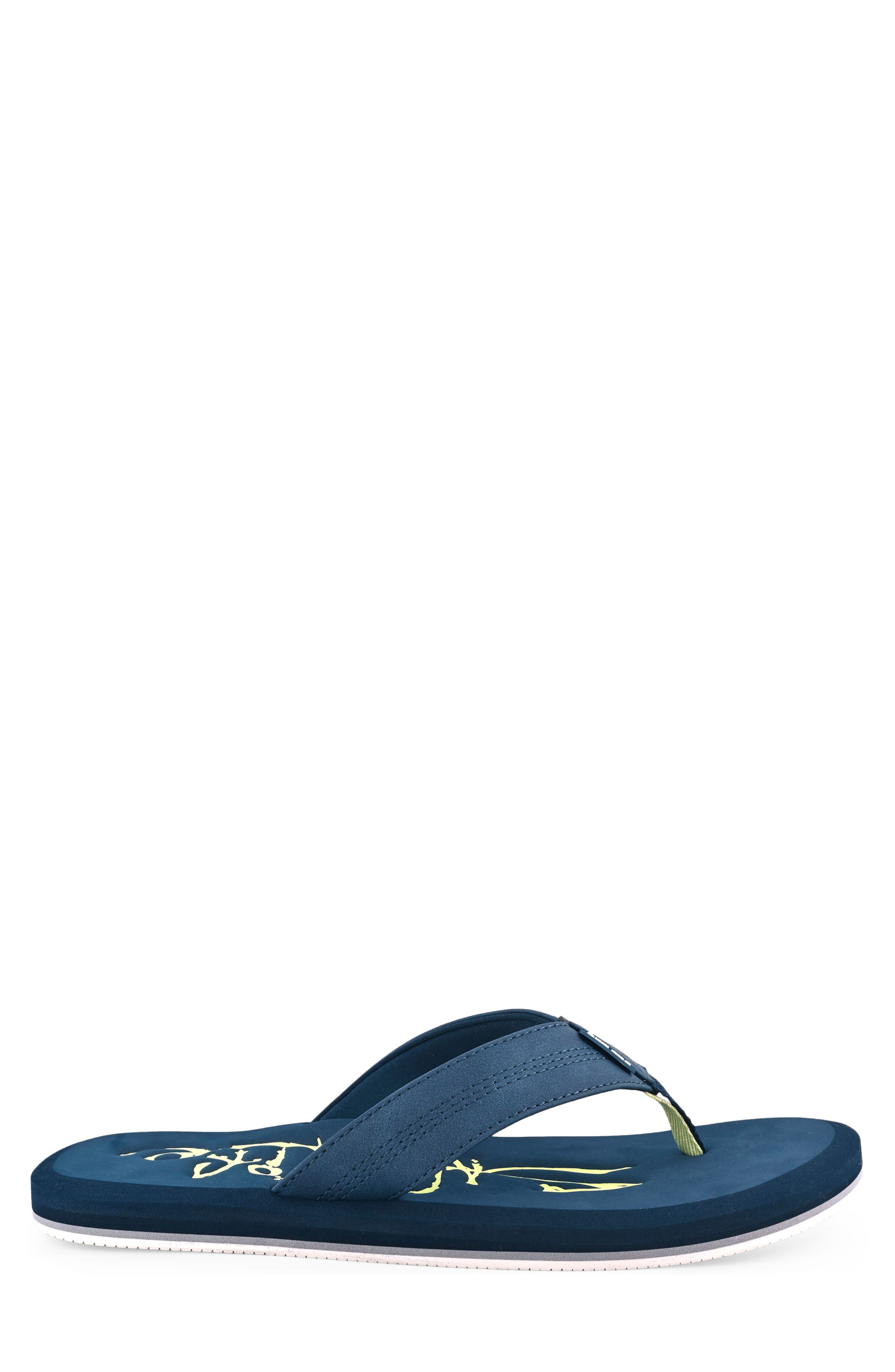 The Skiff Flip Flop, Alternate, color, NAVY