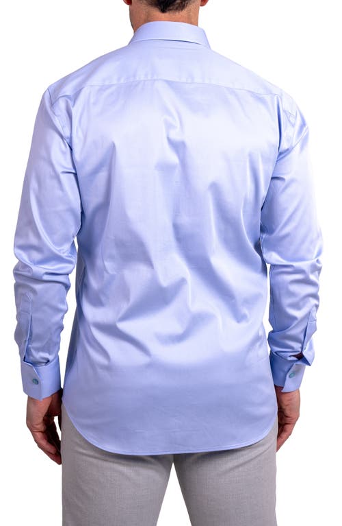 Maceoo Blacklabel Softstretch Ascension Button-up Shirt In Blue