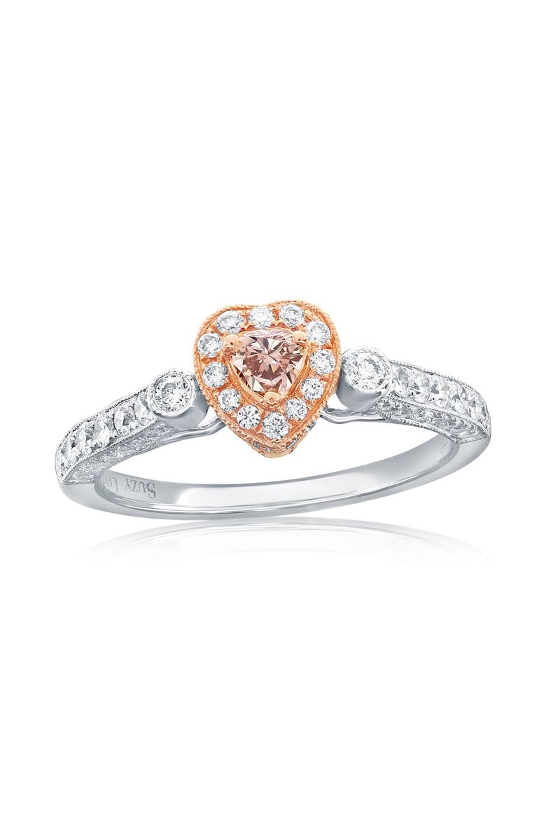 18K Gold Pink Diamond Ring, Main, color, Pink
