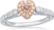 SOUZANA by Suzy Levian 18K Gold Pink Diamond Ring