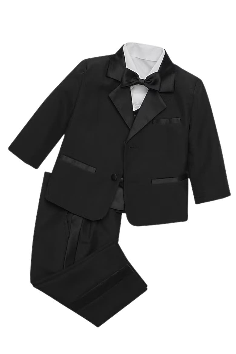 Kids' Bond 5-Piece Tuxedo, Main, color, Black