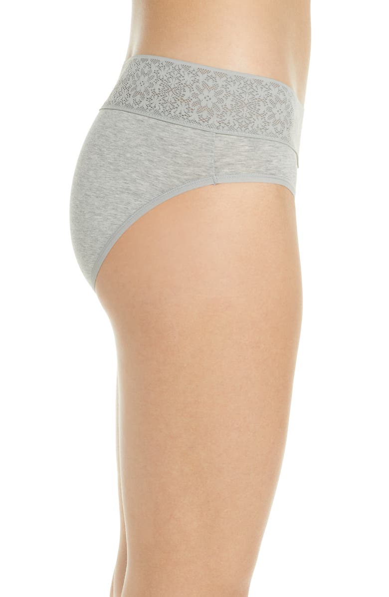 Tommy John Cool Cotton & Lace Briefs, Alternate, color, 