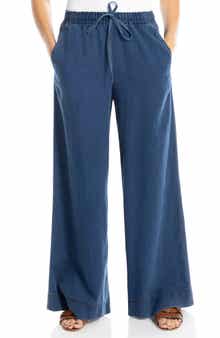 Pique Wide Leg Pants