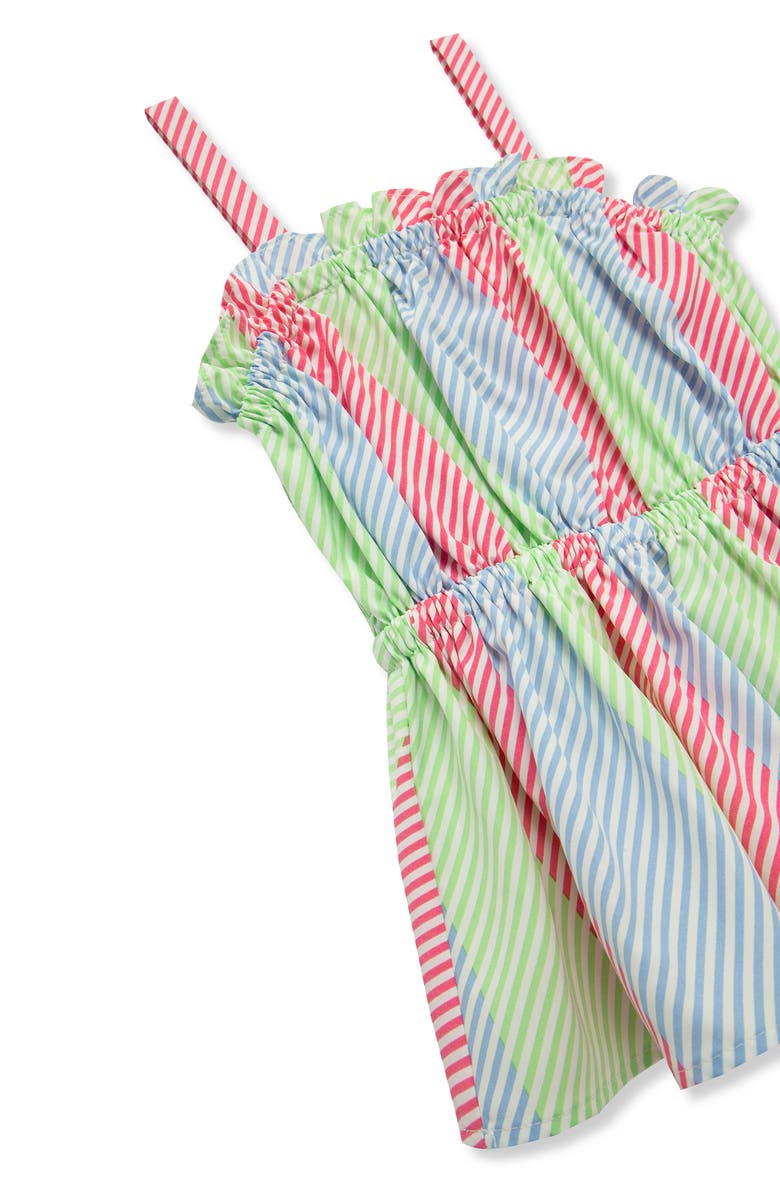 Habitual Kids Kids' Stripe Ruffle Peplum Top, Alternate, color, Multi