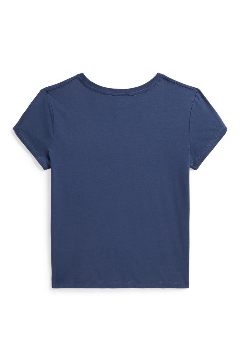 Kids' Logo Appliqué Cotton Graphic T-Shirt, Alternate, color, OLD ROYAL