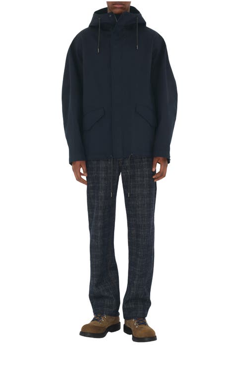 Short Bonded Gabardine Parka