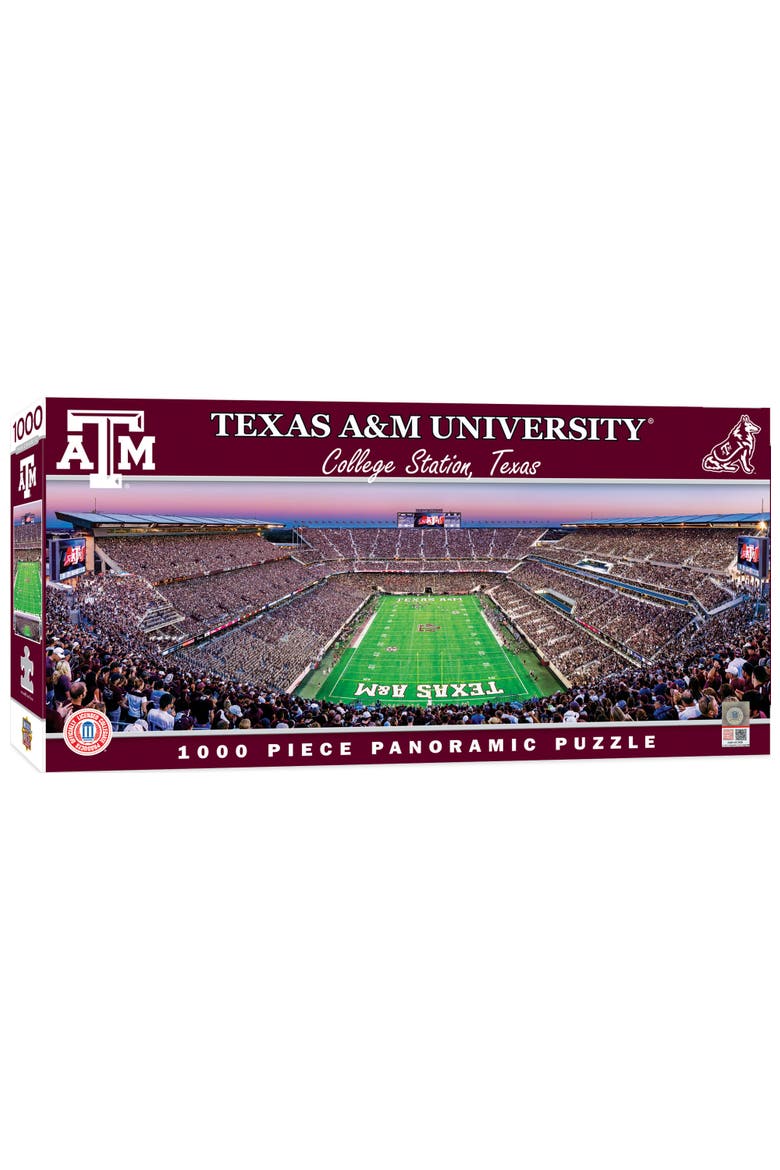 Texas A&M Aggies 1000pc Panoramic Puzzle, Main, color, Multicolor