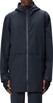 Rains Suva Hardshell Hooded Long Rain Jacket