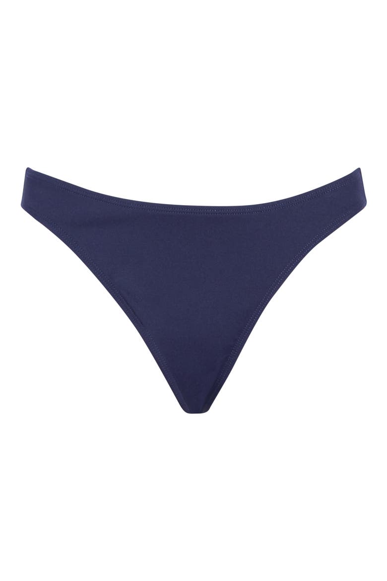 Matte Good Waist Cheeky Bikini Bottoms, Main, color, HORIZON INK