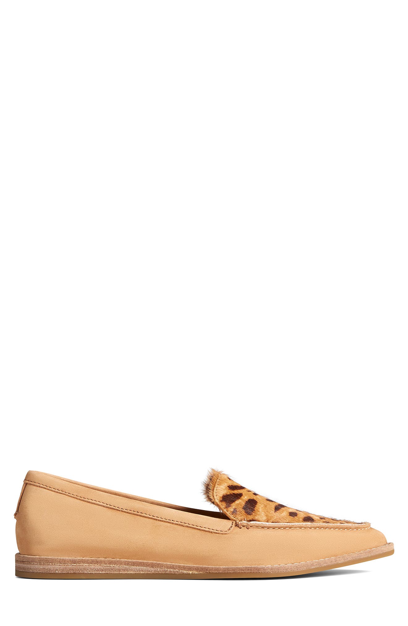Saybrook Genuine Calf Hair & Leather Loafer, Alternate, color, TAN