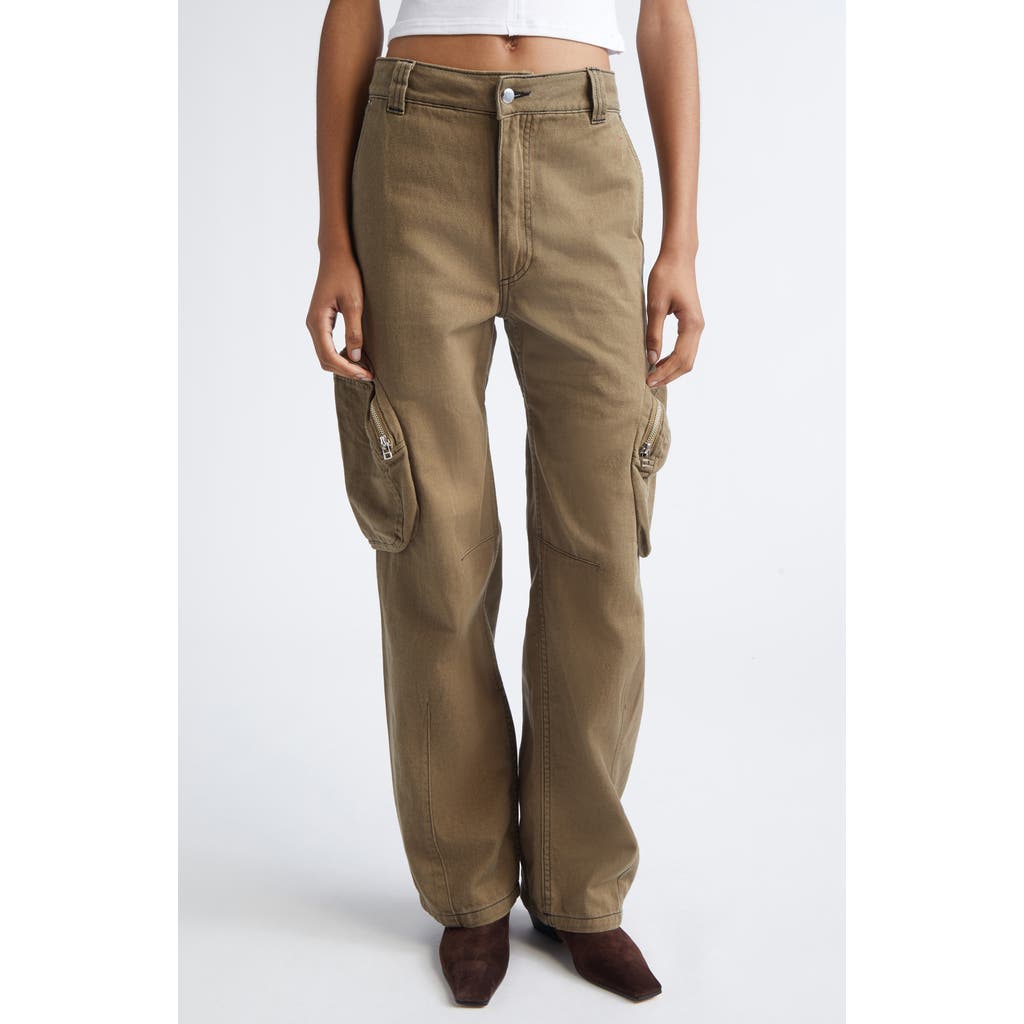 Eckhaus Latta Gender Inclusive Cotton Twill Cargo Pants in Earth  product