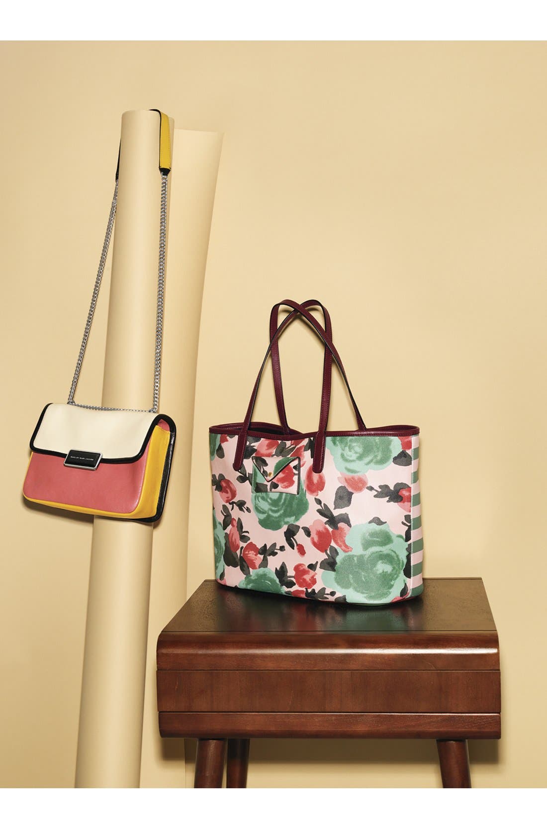 MARC BY MARC JACOBS 'Metropolitote' Tote, Alternate, color, DESERT ROSE MULTI