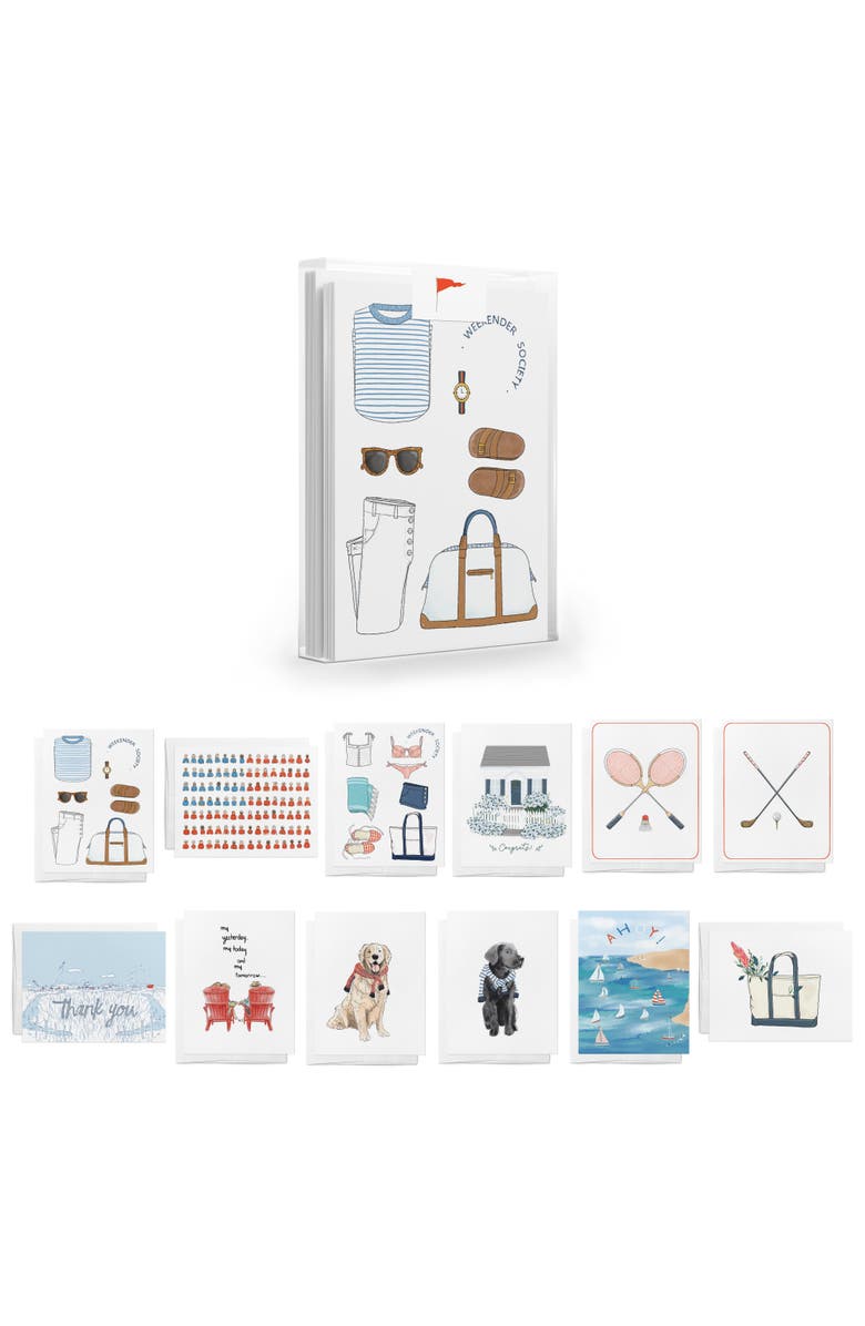 Ramus & Co Weekender Society Greeting Card Pack Assorted Set, Main, color, Multi-Pack