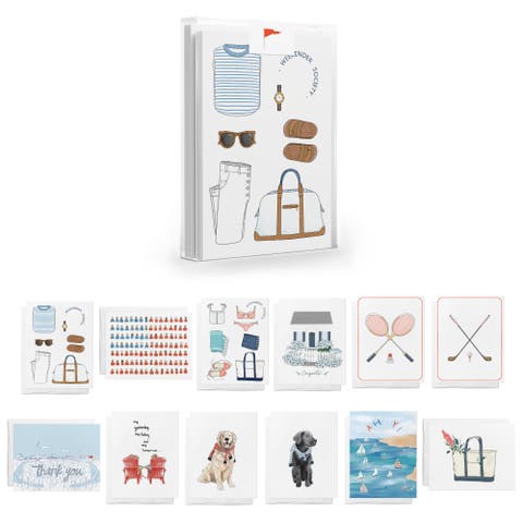 Weekender Society Greeting Card Pack Assorted Set (12 ct.)