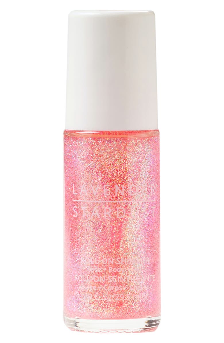 Lavender Stardust Strawberry Merry Bright Roll-On Shimmer, Main, color, Strawberry