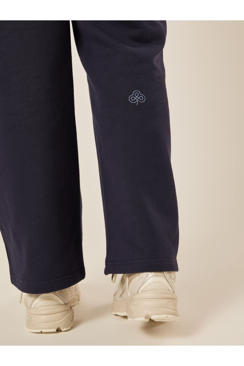 Varsity Athletica Wide Leg Joggers, Alternate, color, Midnight