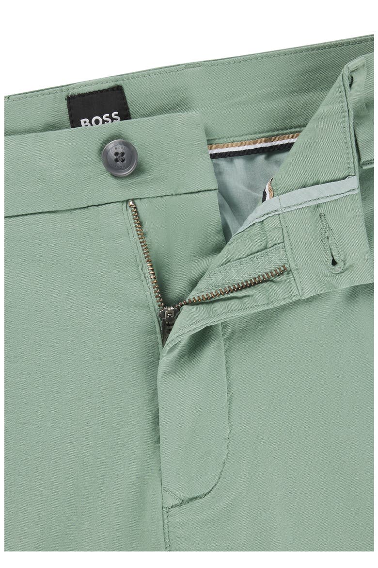 Slice Stretch Cotton Shorts, Alternate, color, OPEN GREEN