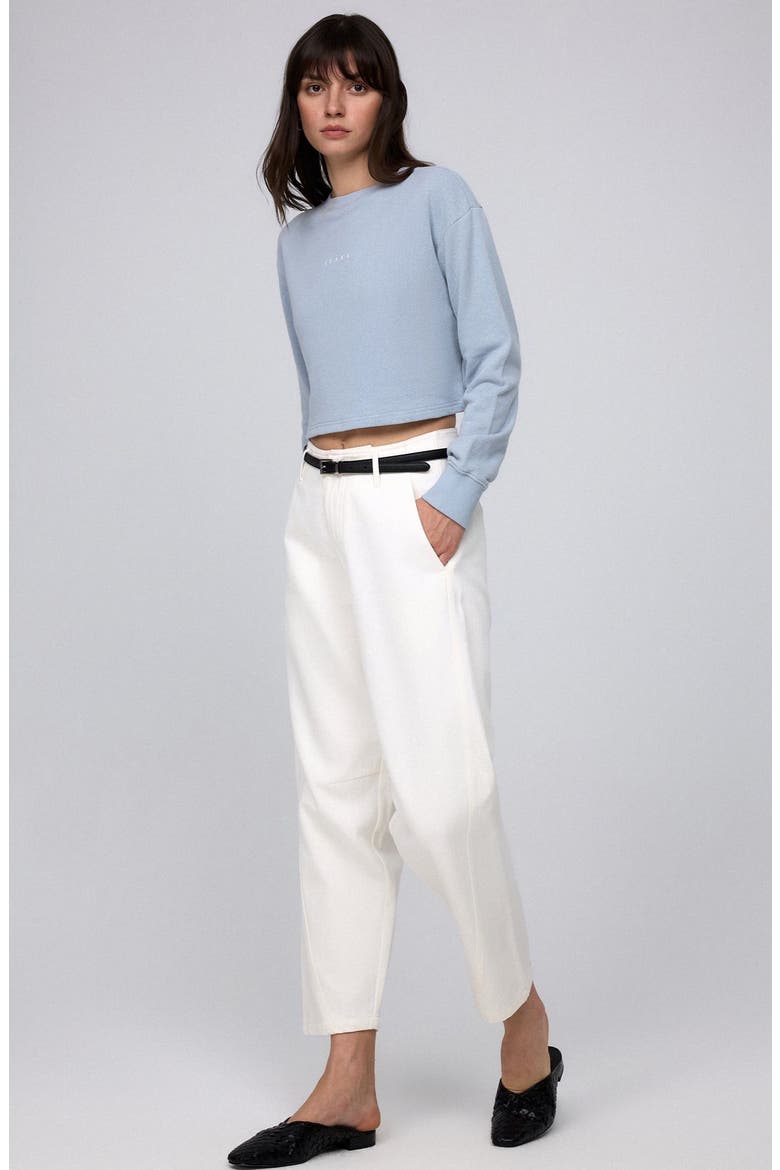 Denim Atelier Barrel Jeans, Alternate, color, White