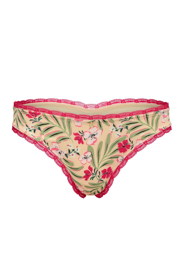 Elsie Thong Panties, Main, color, Tropical beige