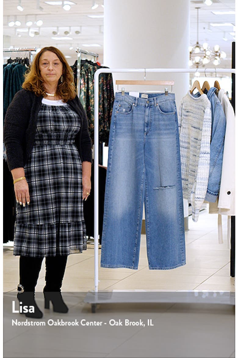 Hepburn Ripped High Waist Wide Leg Jeans video