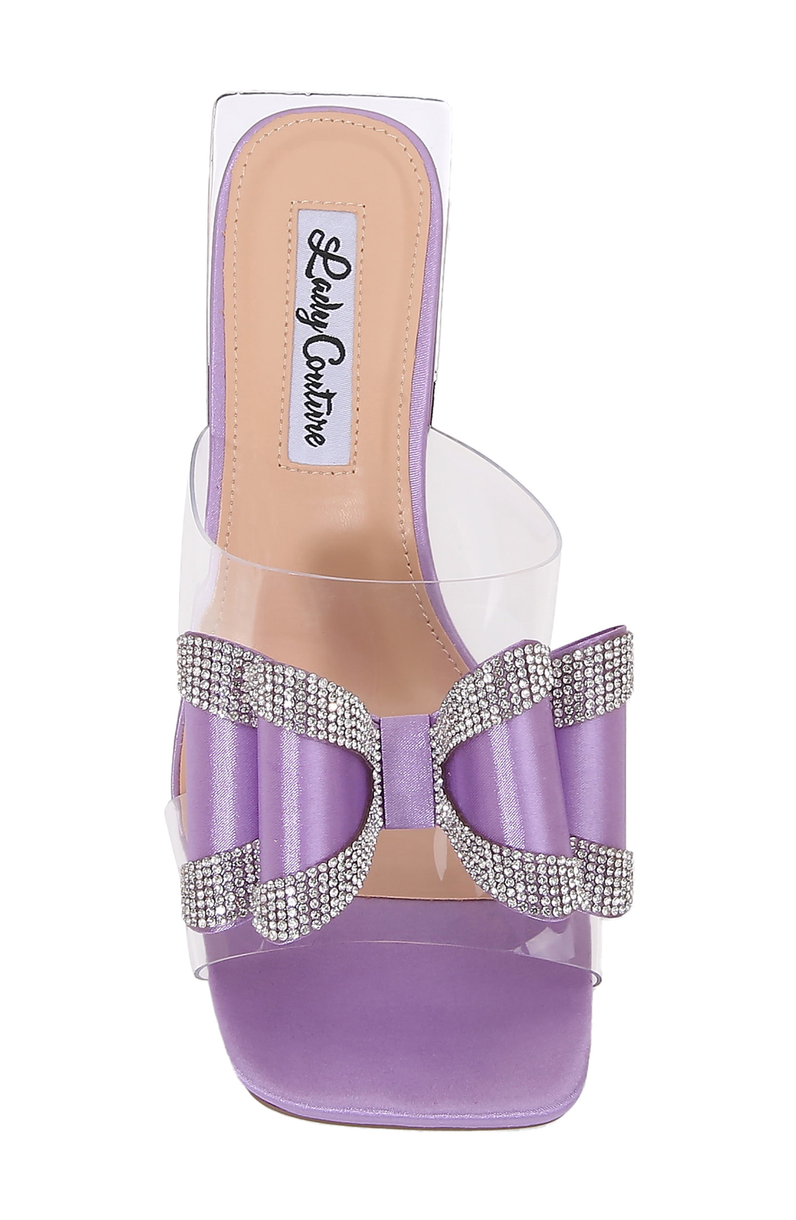 Fantasy Rhinestone Slide Sandal, Alternate, color, LAVENDER