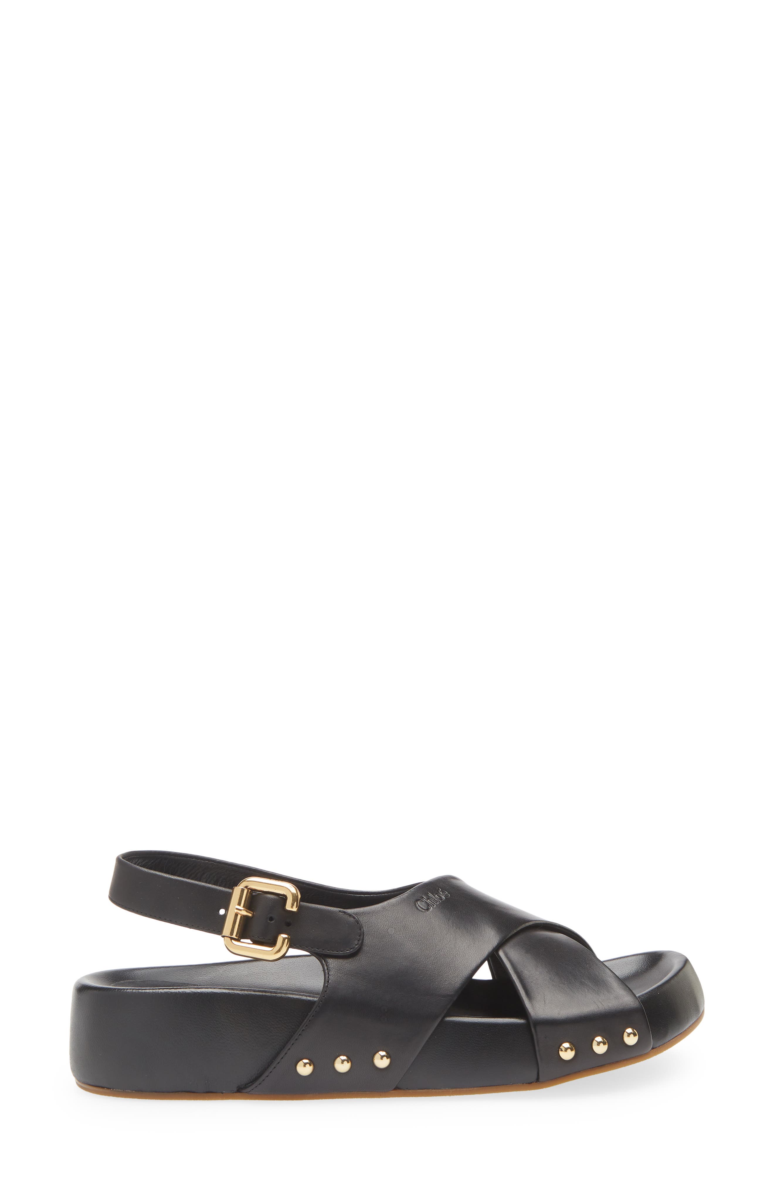 Chloé Mae Paddington Sandal, Alternate, color, Black