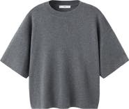 MANGO Oversize Short Sleeve Sweater