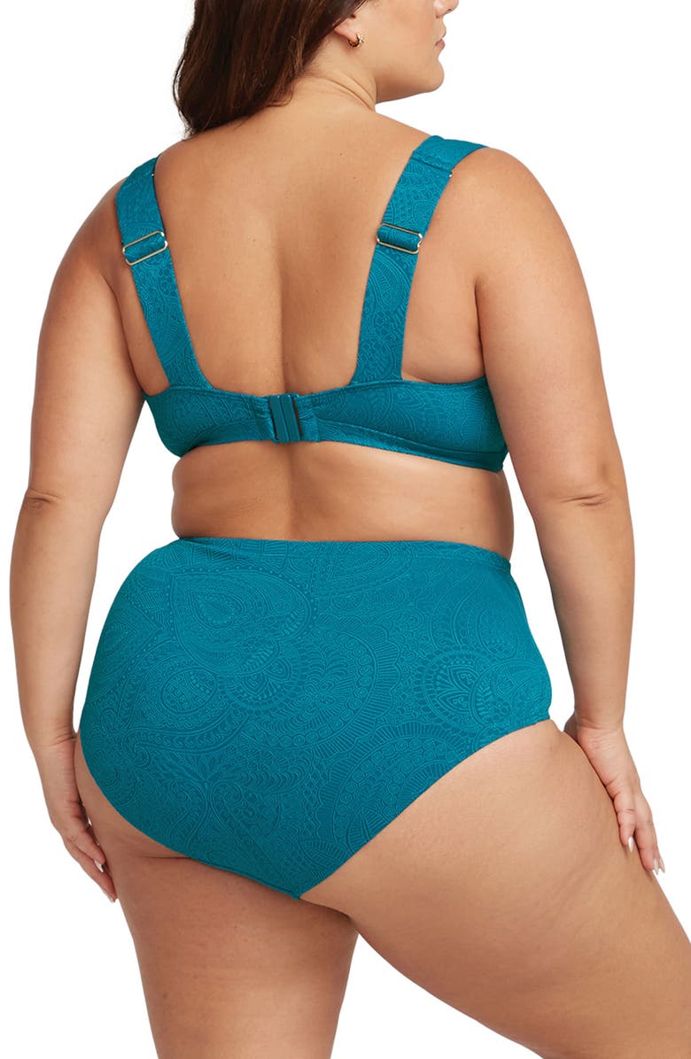 Artesands Renoir High Waist Bikini Bottoms, Alternate, color, 