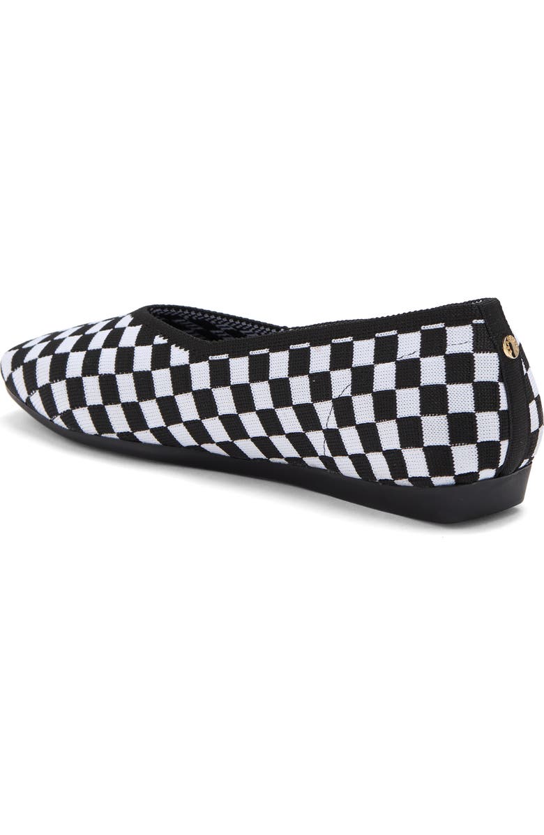 Kenneth Cole Square Toe Knit Ballet Flat, Alternate, color,