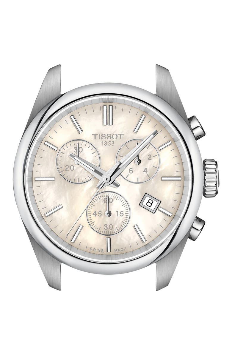 PR 100 Chronograph Bracelet Watch, 36mm, Alternate, color, WHITE MOTHER OF PEARL