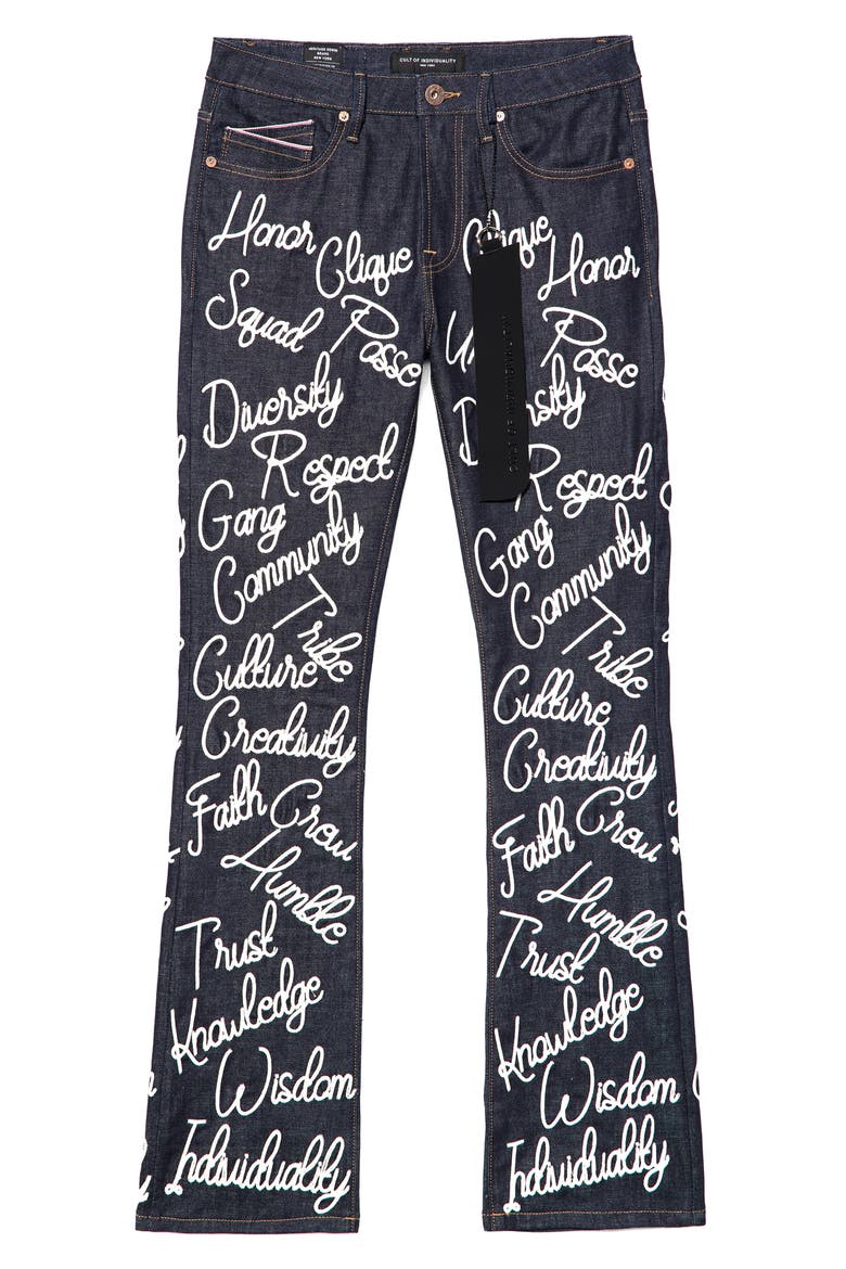 Lenny Bootcut Jeans, Alternate, color, RAW