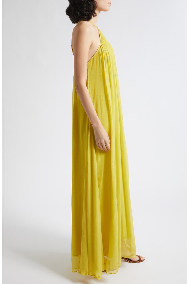 Dasha Halter Maxi Dress, Alternate, color, CITRON