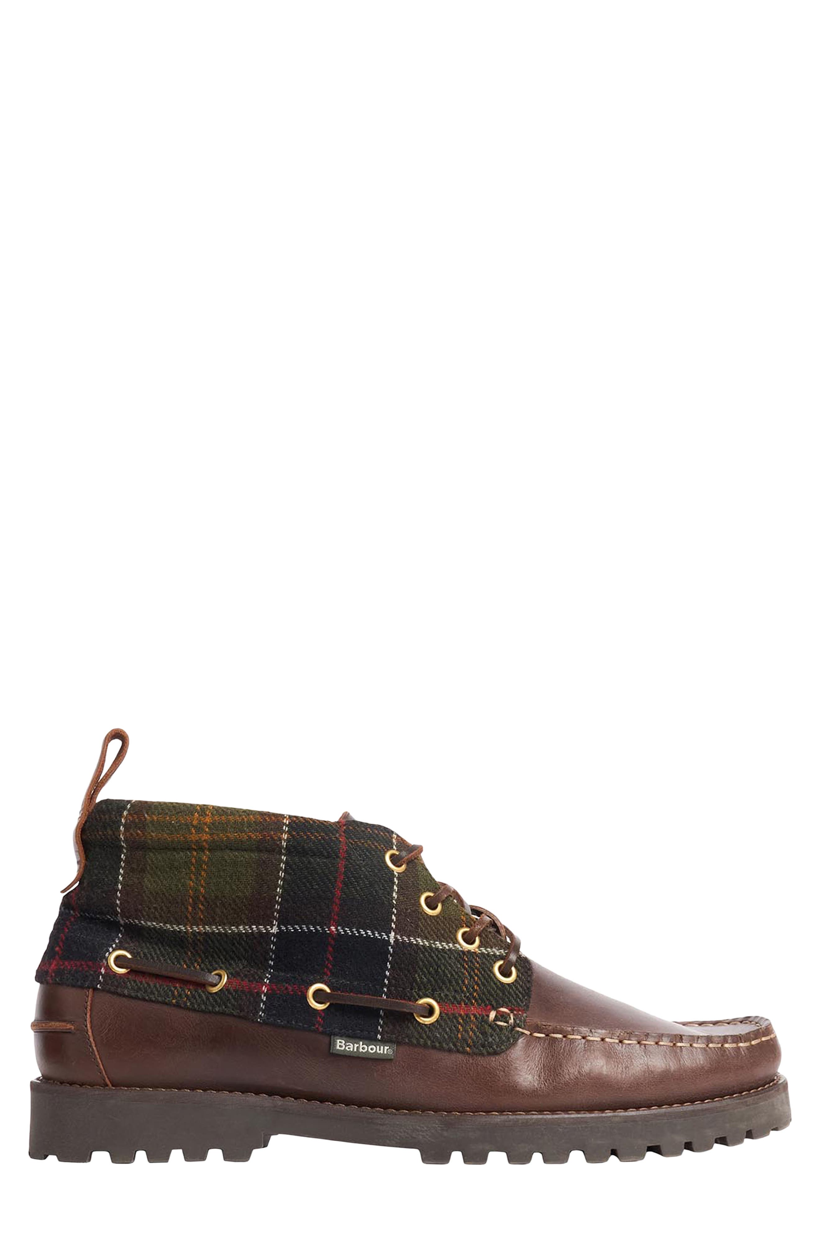 Harle Mid Chukka Boot, Alternate, color, BROWN/ CLASSIC TARTAN