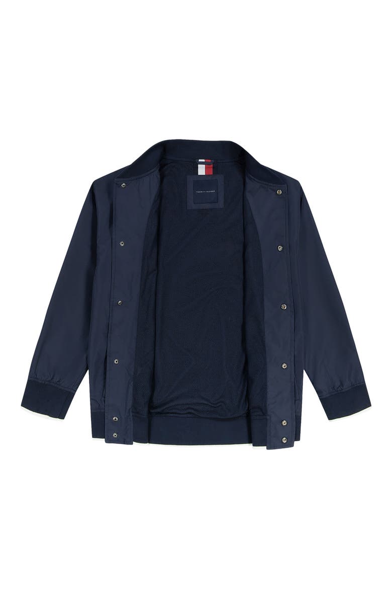Kids' Tommy Snap Front Bomber Jacket, Alternate, color, NAVY BLAZER