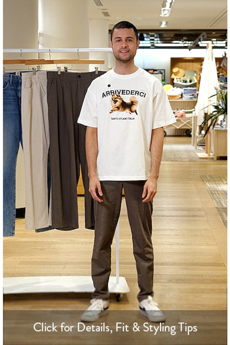 Arrivederci Drappo Boxy Fit Cotton Graphic T-Shirt video