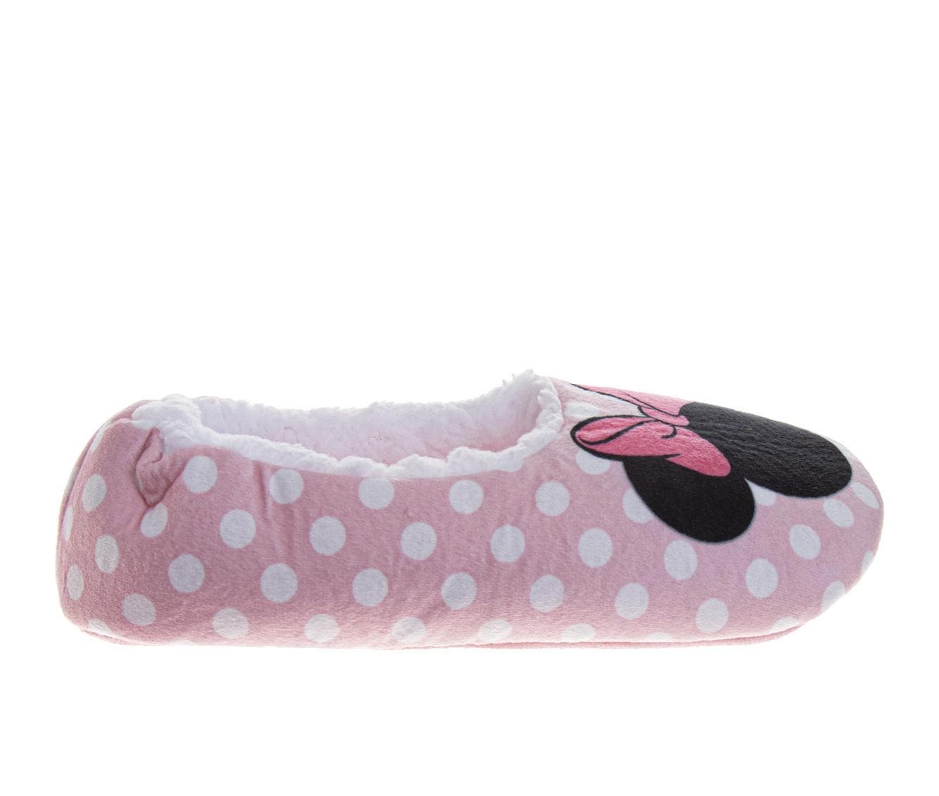 Disney Minnie Mouse Slippers, Alternate, color, Pink