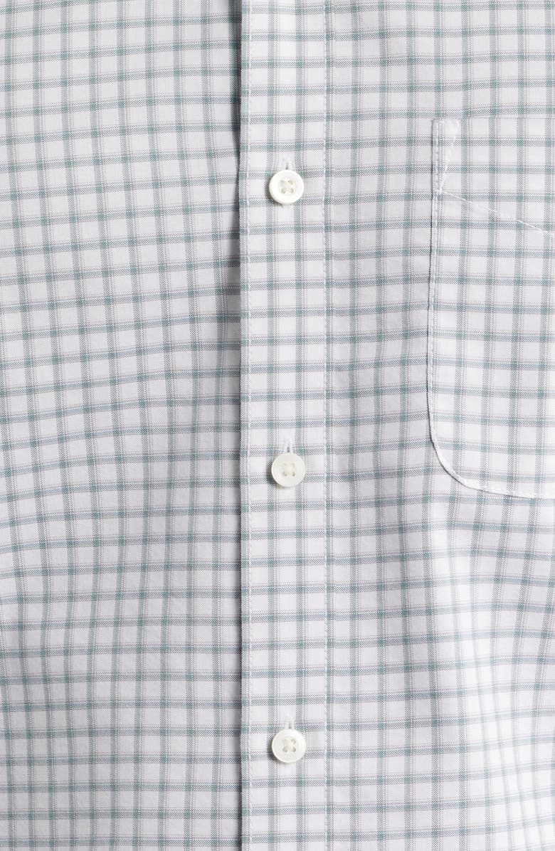 Nordstrom Payne Grid Check Button-Down Shirt, Alternate, color, White Payne Grid