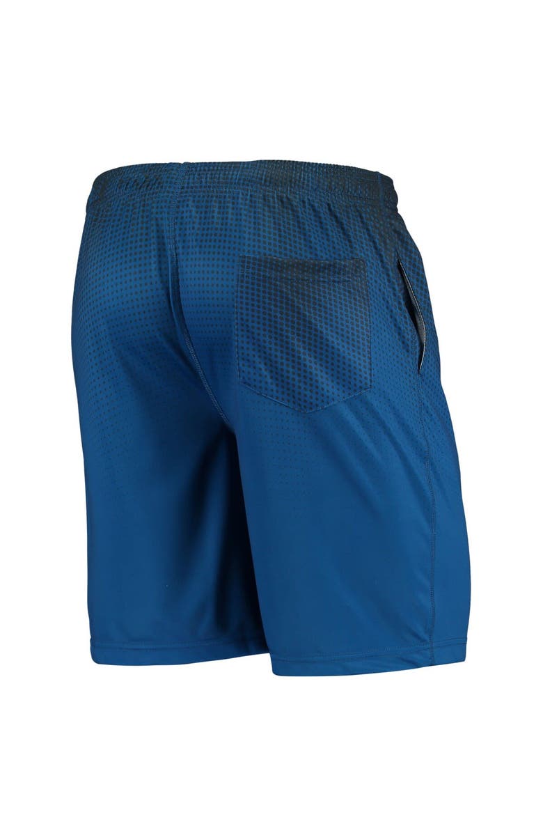 FOCO Men's FOCO Royal/Black Indianapolis Colts Pixel Gradient Training Shorts, Alternate, color,
