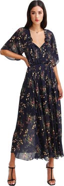Belle & Bloom Amour Amour Ruffled Midi Dress