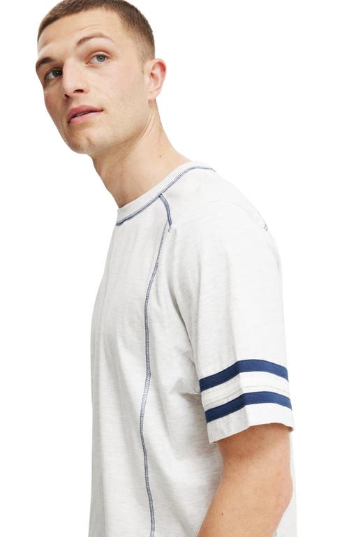 Cotton On Cropped Fit Panel T-shirt In Athletic Marle