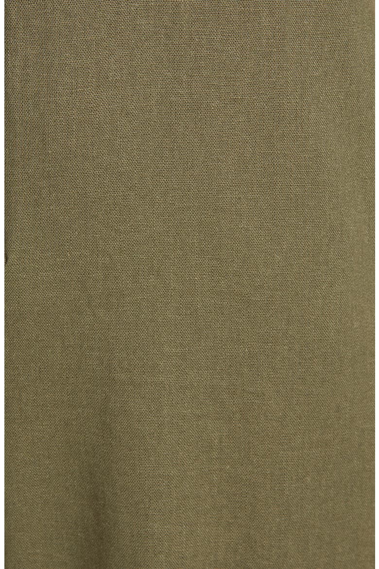 Button Front Jumpsuit, Alternate, color, OLIVE BURNT