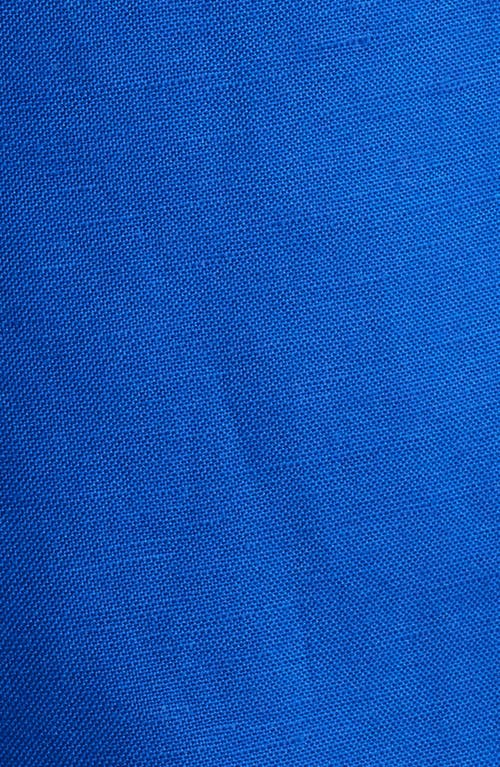 Anne Klein Womens Sleeveless Notched Collar Blazer High Rise Side Tab Pull On Pants In Santorini Blue