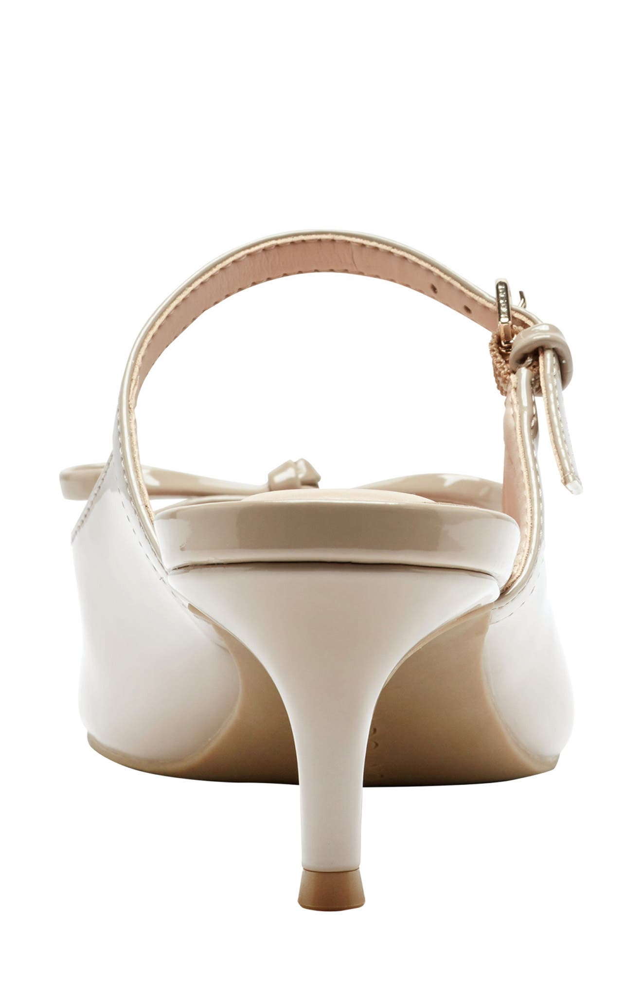 Moss Patent Kitten Heel Mule - image 4