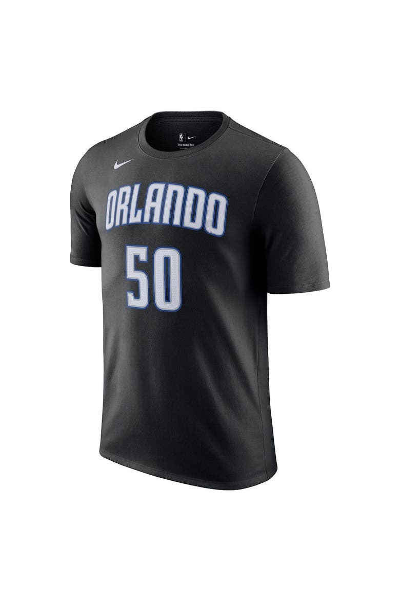 Men's Nike Cole Anthony Black Orlando Magic Icon 2022/23 Name & Number T-Shirt, Alternate, color, Black